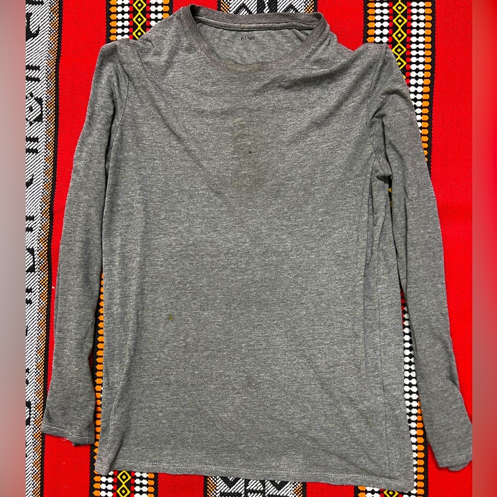 Kiabi Slim Fit Long Sleeve Tee - Size Small